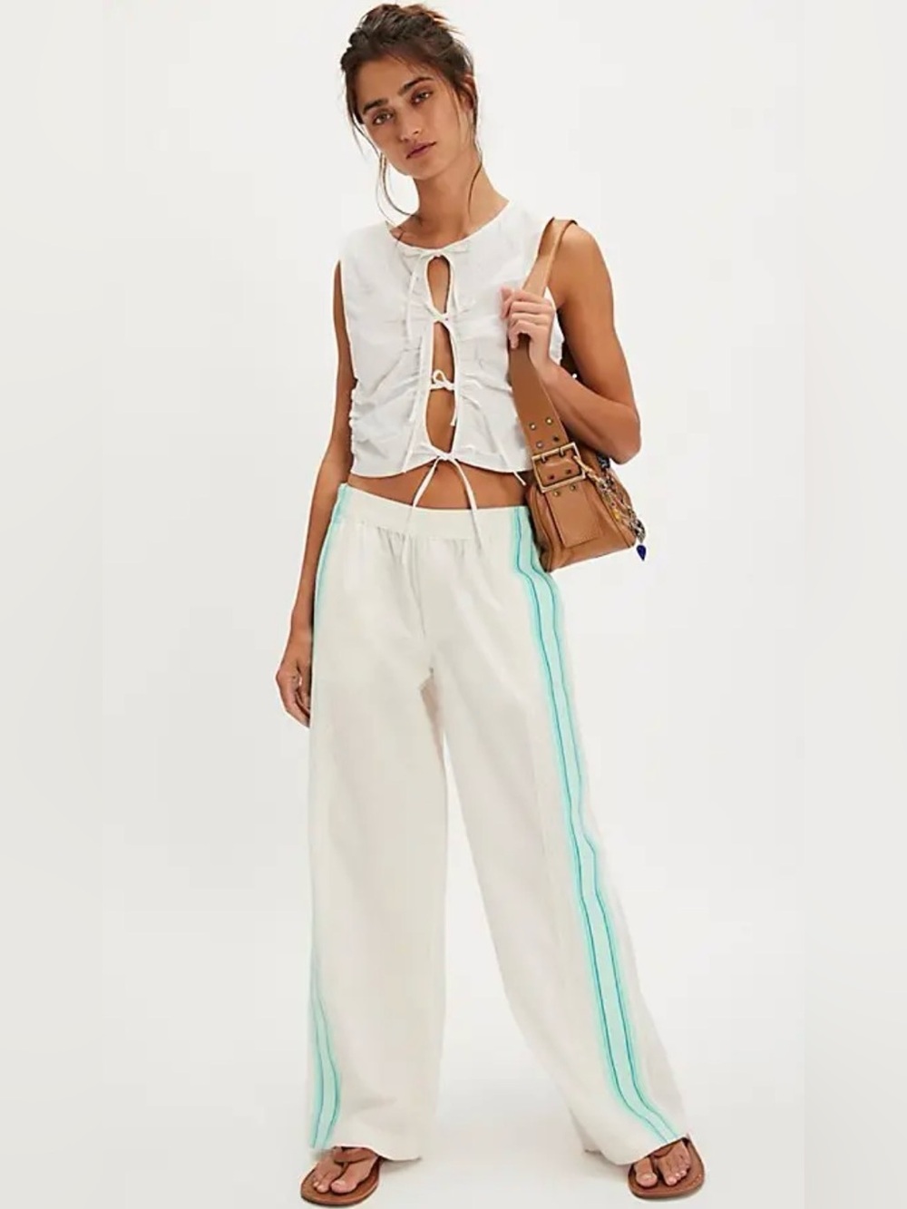 FREE PEOPLE Team Spirit Pull-On Pants size medium